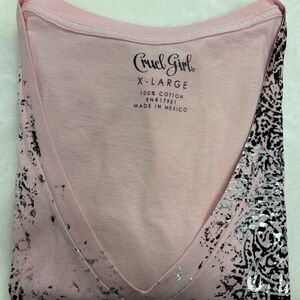 Women's Cruel Girl V-Neck, Short-Sleeved T-Shirt